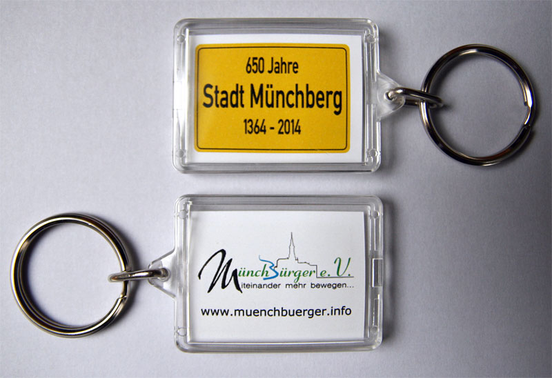 Schlüsselanhänger 650 Jahre Stadt Münchberg