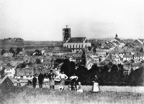 Stadtkirche im Bau