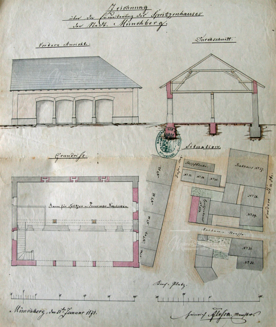 Spritzenhaus Plan