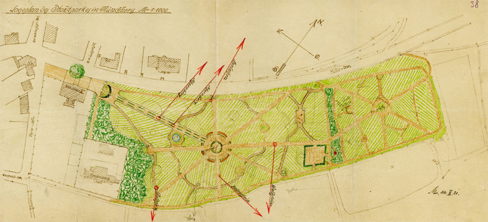 Layout City Park 1921