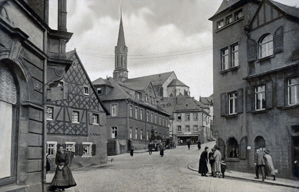 Alte Poststation / Hotel Adler um 1920