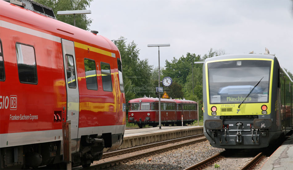 Züge einst und jetzt