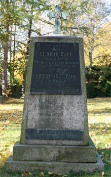 Ludwig Zapf Grab