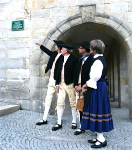 Stadtführung in historischer Tracht